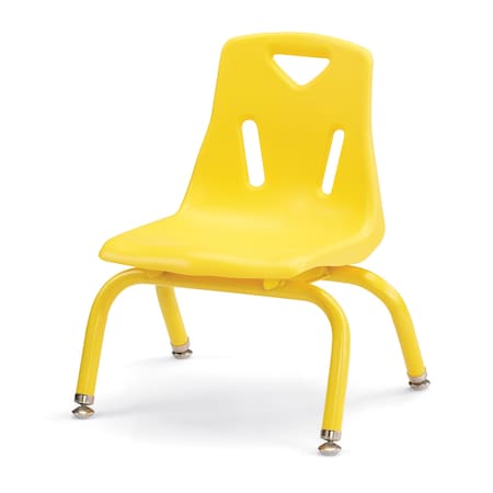 Jonti-Craft Berries Stacking Chair with Powder-Coated Legs, 8 in. Ht, Yellow 8118JC1007